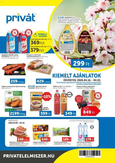 PRIVÁT akciós újság