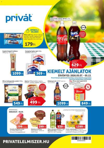 PRIVÁT akciós újság