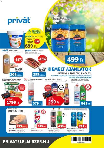PRIVÁT akciós újság