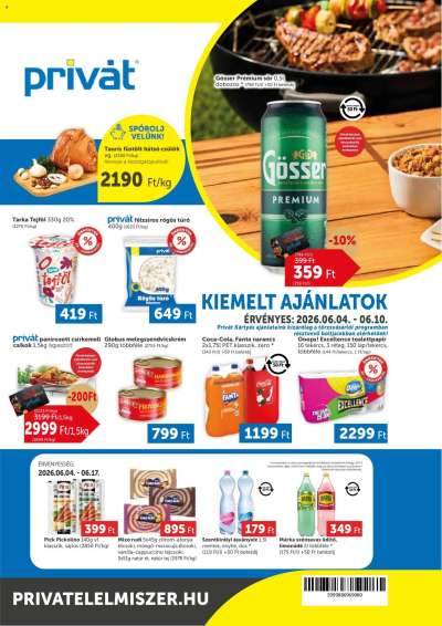 PRIVÁT akciós újság