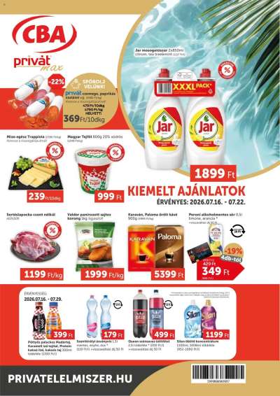 PRIVÁT Aktuális szórólap MAX
