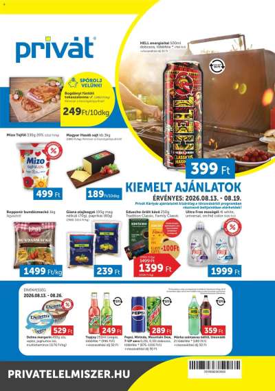 PRIVÁT akciós újság
