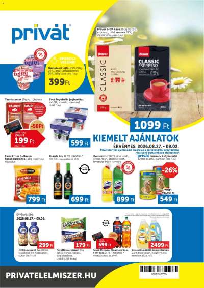 PRIVÁT akciós újság