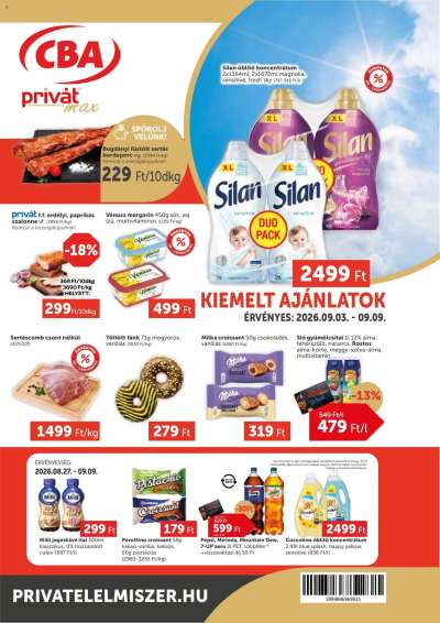 PRIVÁT Aktuális szórólap MAX