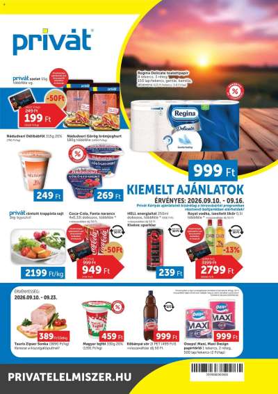 PRIVÁT akciós újság