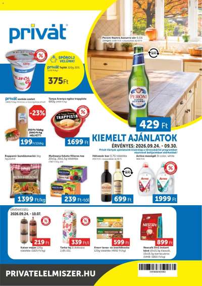 PRIVÁT akciós újság