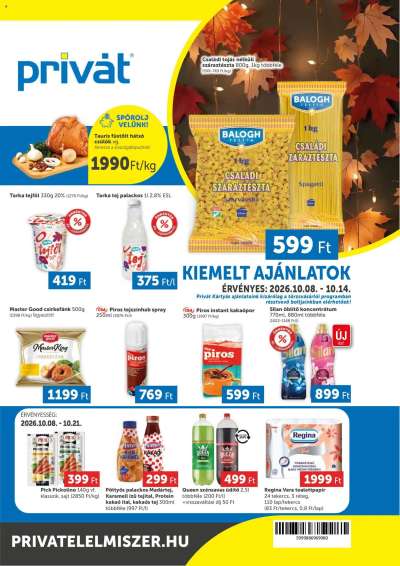 PRIVÁT akciós újság