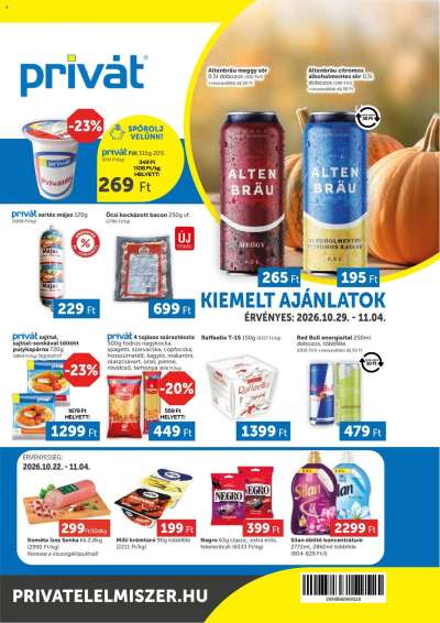 PRIVÁT akciós újság