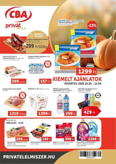 PRIVÁT Aktuális szórólap MAX