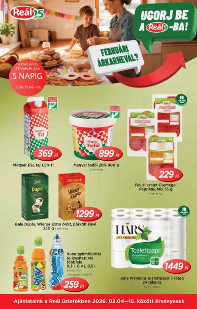 Akciós újság Reál