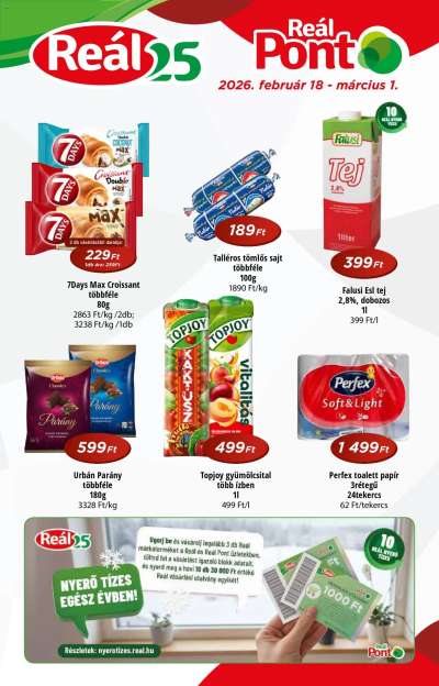 Akciós újság Pont