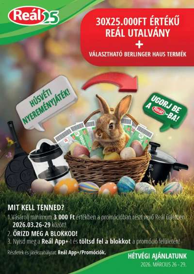 Reál Bevásárló hétvége - Kisalföld