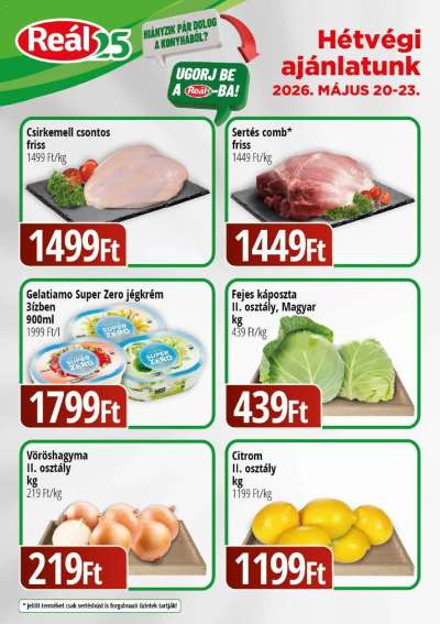 Reál Bevásárló hétvége - Pest megye