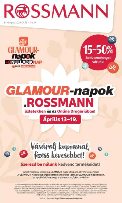 Rossmann akciós újság