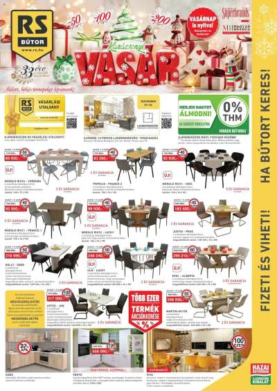 Akciós újság RS Bútor