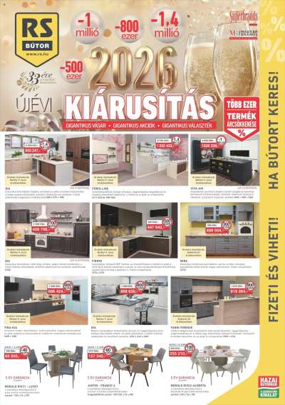 Akciós újság RS Bútor