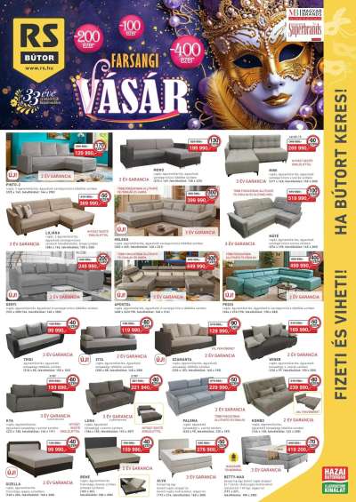 Akciós újság RS Bútor