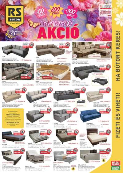 RS Bútor akciós újság
