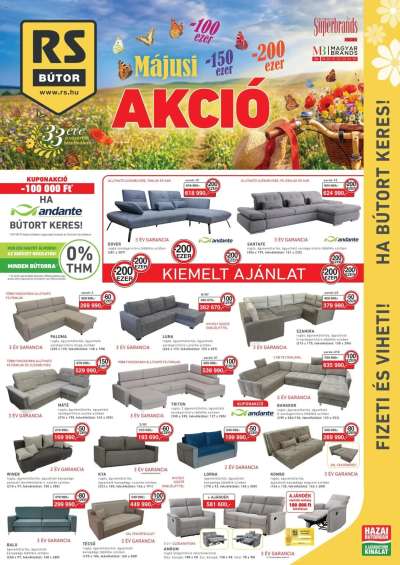 RS Bútor akciós újság