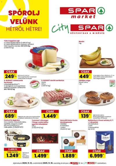 City Spar szórólap