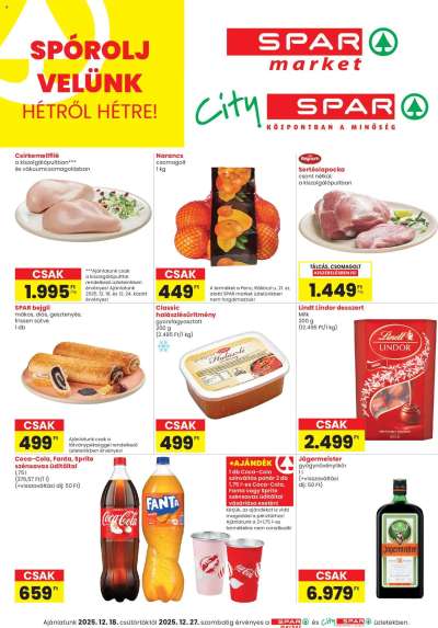 City Spar szórólap