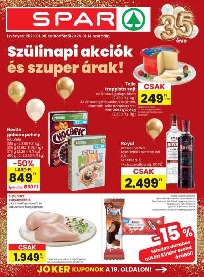 Akciós újság Spar