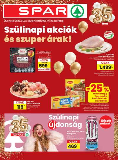 Akciós újság Spar