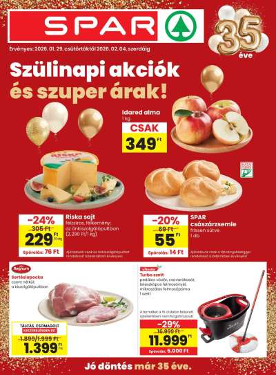 Akciós újság Spar
