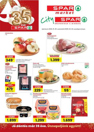 City Spar szórólap