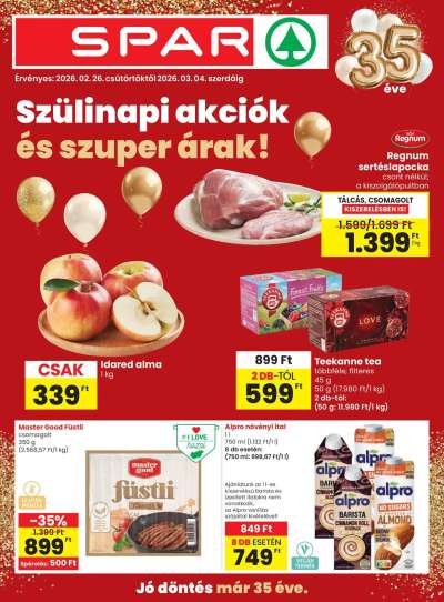 Akciós újság Spar