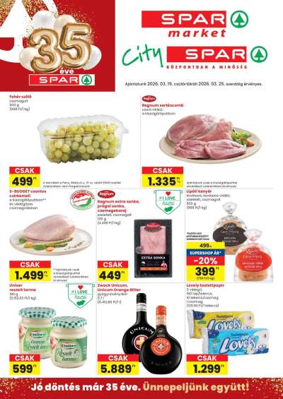 Spar City szórólap