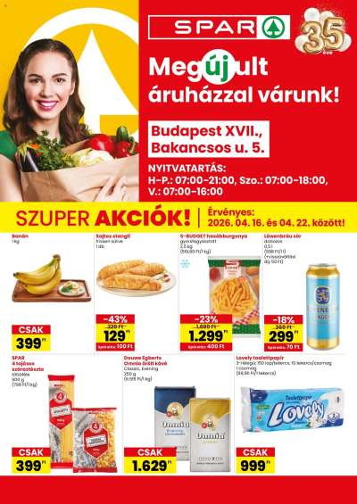 Spar BP Bakancsos utca üzlet megújulás