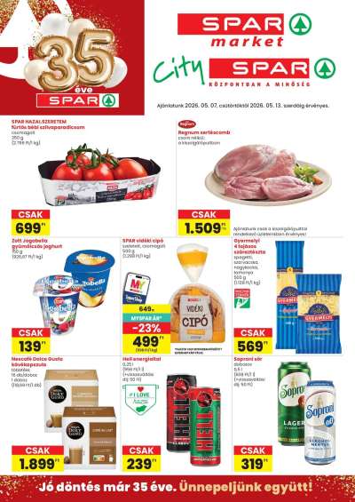 Spar City szórólap