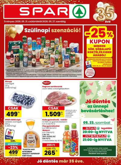 Spar akciós újság