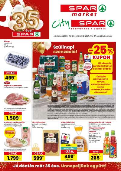 Spar City szórólap