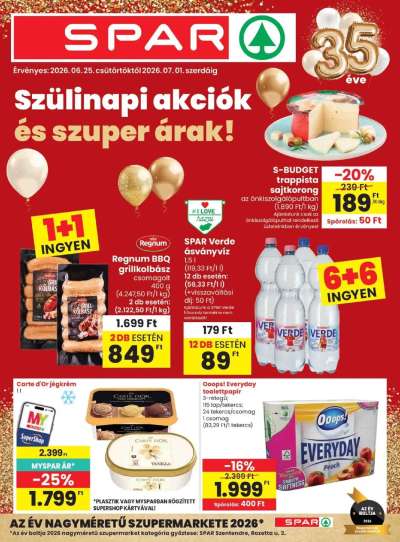 Spar akciós újság