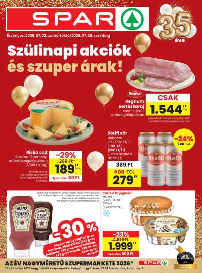 Spar akciós újság