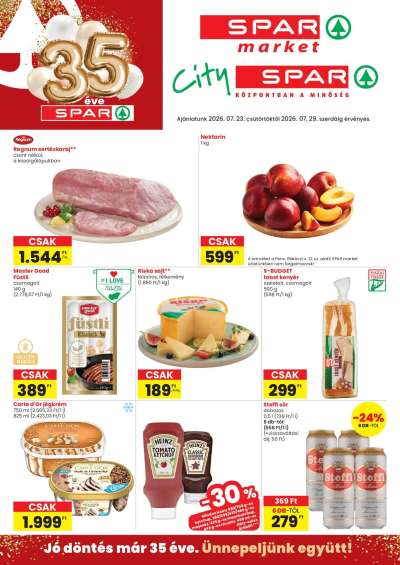Spar City szórólap