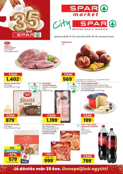 Spar City szórólap