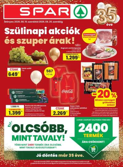 Spar akciós újság