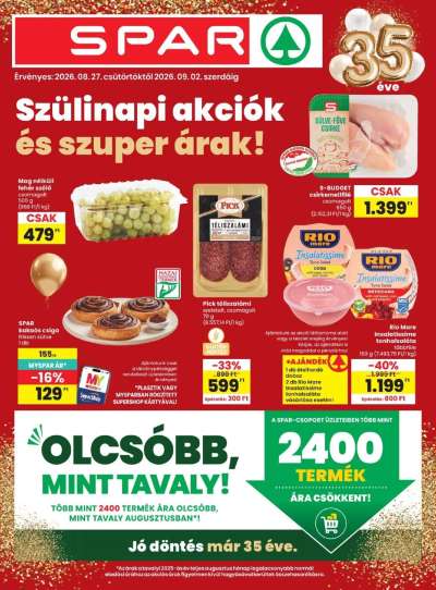 Spar akciós újság