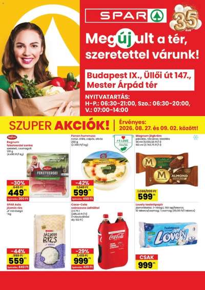 Spar Bp IX Üllői út szórólap