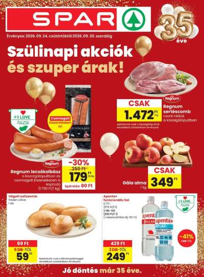 Spar akciós újság