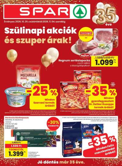 Spar akciós újság
