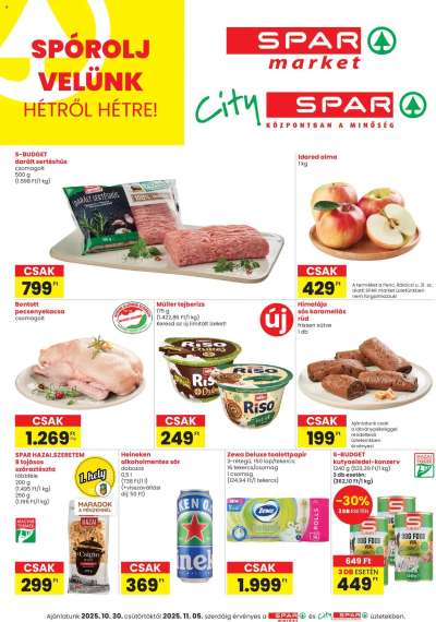 Akciós újság Spar Market