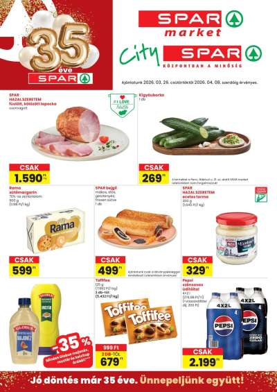 Spar Market akciós újság