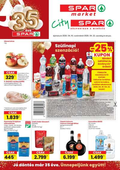 Spar Market akciós újság
