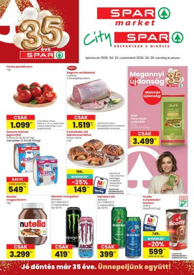 Spar Market akciós újság