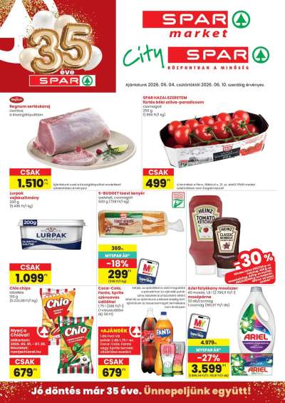 Spar Market akciós újság