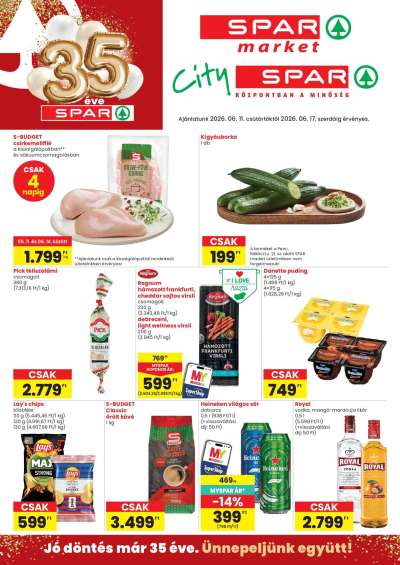 Spar Market akciós újság